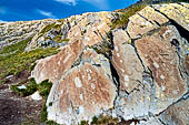 Parco del Mercantour. Valle di Fontanalba, incisioni rupestri della 'Via Sacra'.